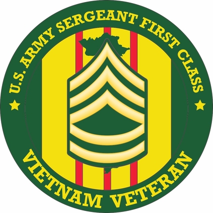 U.S. Army Sergeant First Class Vietnam Veteran Decal