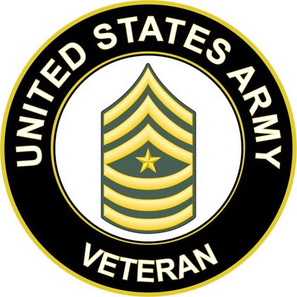 U.S. Army Sergeant Major Veteran Sticker Decal