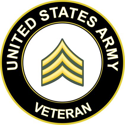 U.S. Army Sergeant Veteran Sticker Decal