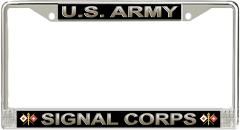 U.S. Army Signal Corps License Plate Frame