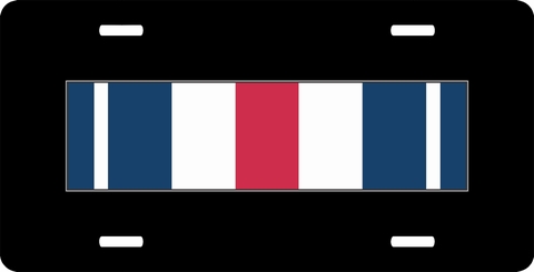 U.S. Army Silver Star Ribbon License Plate