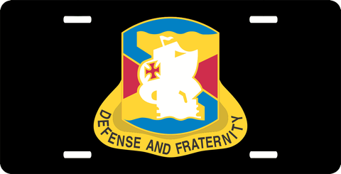 U.S. Army South Command Unit Crest License Plate