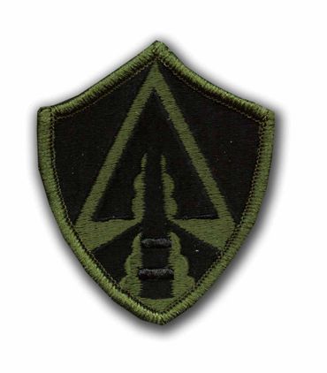 US ARMY SPACE COMMAND SUBDUED 3" MILITARY PATCH