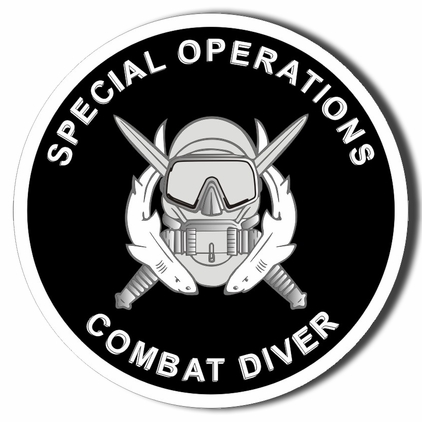 U.S. Army Special Operations Combat Diver Decal