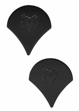 U.S. Army Specialist 4 Black Metal Collar Rank Insignia