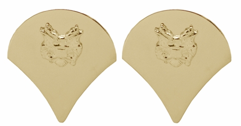 U.S. Army Specialist 4 Gold Collar Rank Insignia