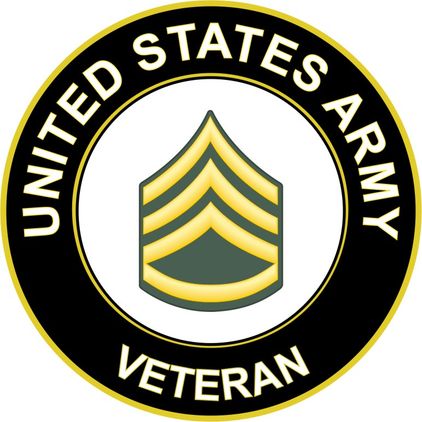 U.S. Army Staff Sergeant Veteran Sticker Decal