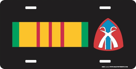 U.S. Army Support Command Thailand Vietnam Ribbon USARSUPTHAI License Plate (Clearance)