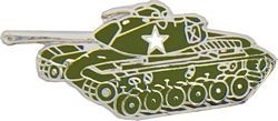 U.S. Army Tank Lapel Pin