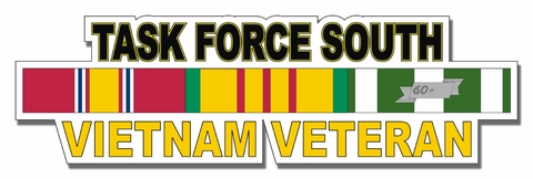 U.S. Army Task Force South Vietnam Veteran Window Strip Decal