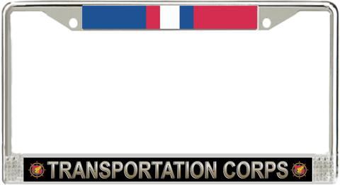 U.S. Army Transportation Corps Kosovo Veteran License Plate Frame