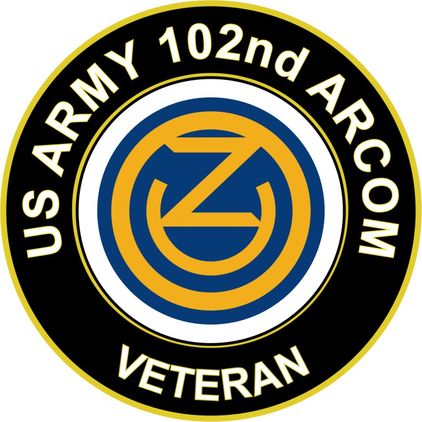U.S. Army Veteran 102nd ARCOM Sticker Decal