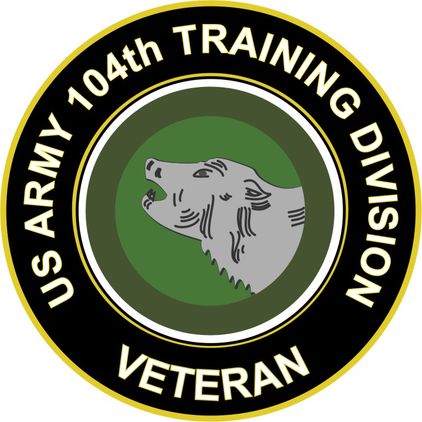 U.S. Army Veteran 104th Training Division Sticker Decal