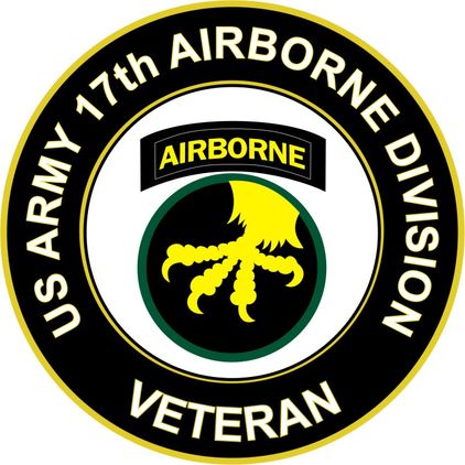 U.S. Army Veteran 17th Airborne Sticker Decal