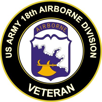 U.S. Army Veteran 18th Airborne Division Sticker Decal