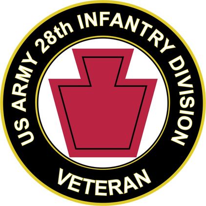 U.S. Army Veteran 28th Infantry Division Sticker Decal
