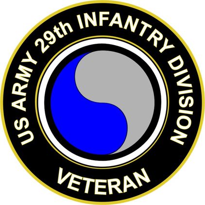 U.S. Army Veteran 29th Infantry Division Sticker