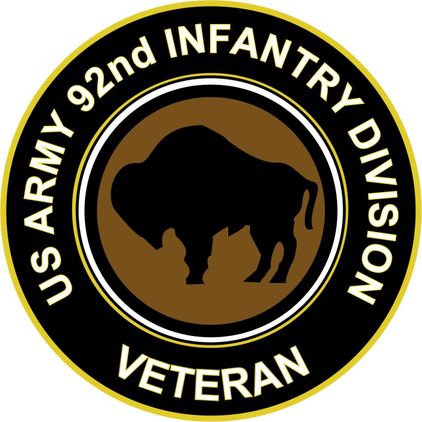 U.S. Army Veteran  92ND INFANTRY DIVISION Sticker Decal