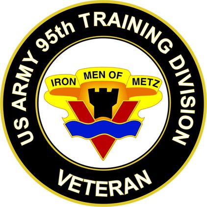 U.S. Army Veteran 95th Training Division  Sticker Decal