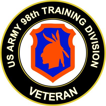 U.S. Army Veteran 98th Training Division Sticker Decal