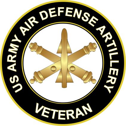 U.S. Army Veteran Air Defense Artillery Sticker Decal