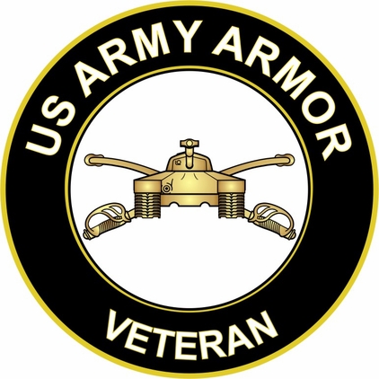 U.S. Army Veteran Armor Sticker Decal