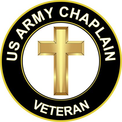 U.S. Army Veteran Army Chaplain Christian Sticker Decal