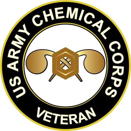 U.S. Army Veteran Chemical Corps Sticker Decal