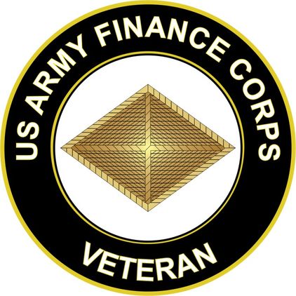 U.S. Army Veteran Finance Corps Sticker Decal