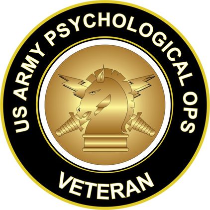 U.S. Army Veteran Psychological Ops Sticker Decal