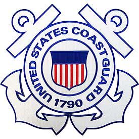 U.S. Coast Guard 10" Jacket Patch