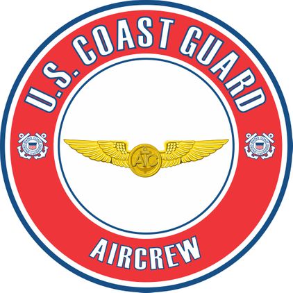 U.S. Coast Guard Aircrew Badge Decal