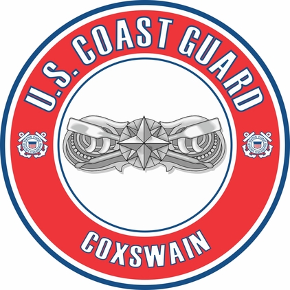 U.S. Coast Guard Coxswain Badge Decal