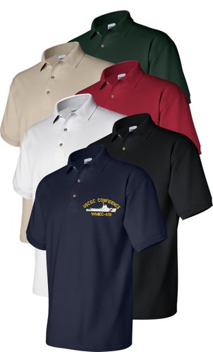 U.S. Coast Guard Custom Embroidered Polo Golf Shirt