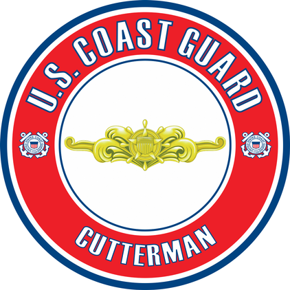 U.S. Coast Guard Cutterman Officer Badge