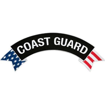 US Coast Guard Flag Rocker Patch