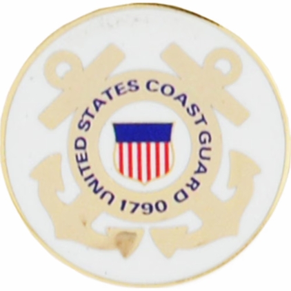 U.S. Coast Guard 7/8" LAPEL PIN