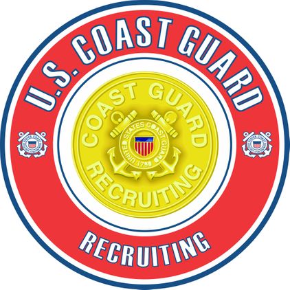 U.S. Coast Guard Recruiting Badge Decal