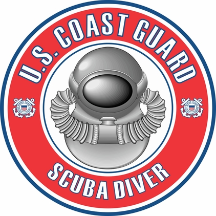 U.S. Coast Guard Scuba Diver Badge Decal