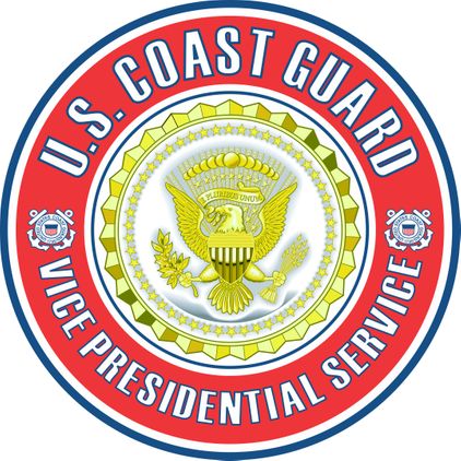 U.S. Coast Guard Vice Presidential Service Badge Decal