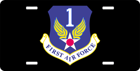 US First Air Force License Plate