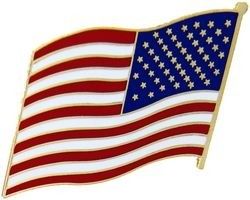 US Flag - Left Lapel Pin