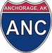 US Interstate Sticker Anchorage Alaska