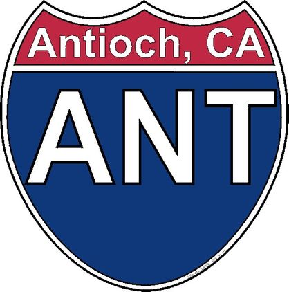 US Interstate Sticker Antioch California