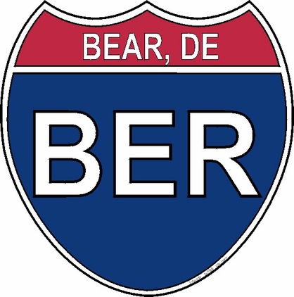 US Interstate Sticker Bear Delaware