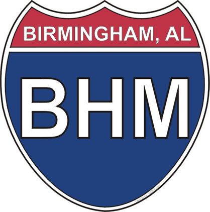 US Interstate Sticker Birmingham Interstate Sticker