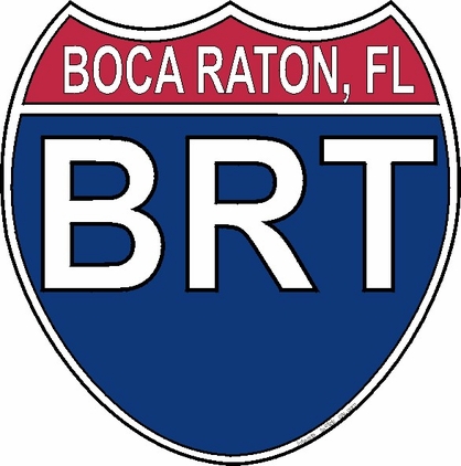 US Interstate Sticker Boca Raton Florida
