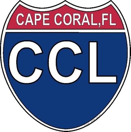 US Interstate Sticker Cape Coral Florida