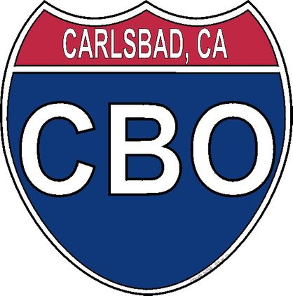 US Interstate Sticker Carlsbad California