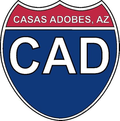 US Interstate Sticker Casasadobes Arizona